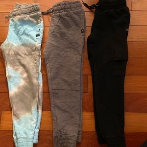 3 pair boys joggers